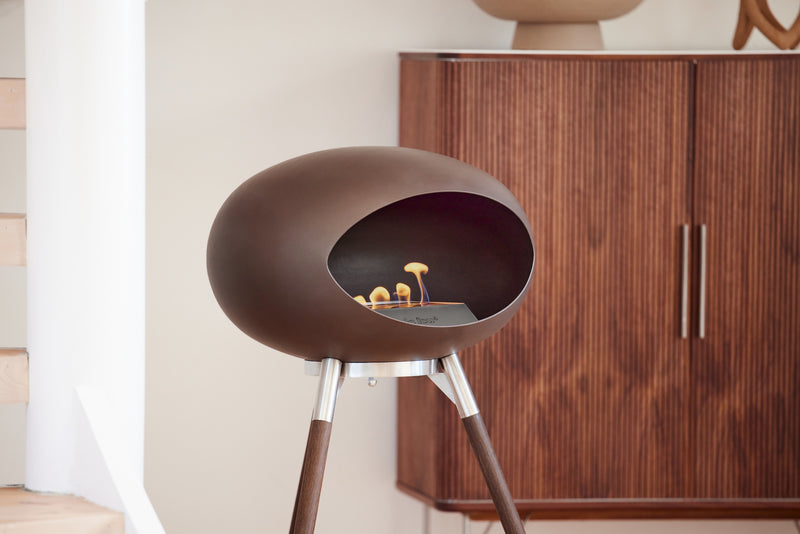 Le Feu Dome Ground High – Freestanding Bioethanol Fireplace (Classic 525)