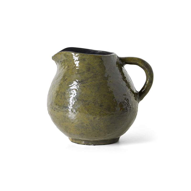 Robust Jug in Seaweed by HKLIVING on a plain background