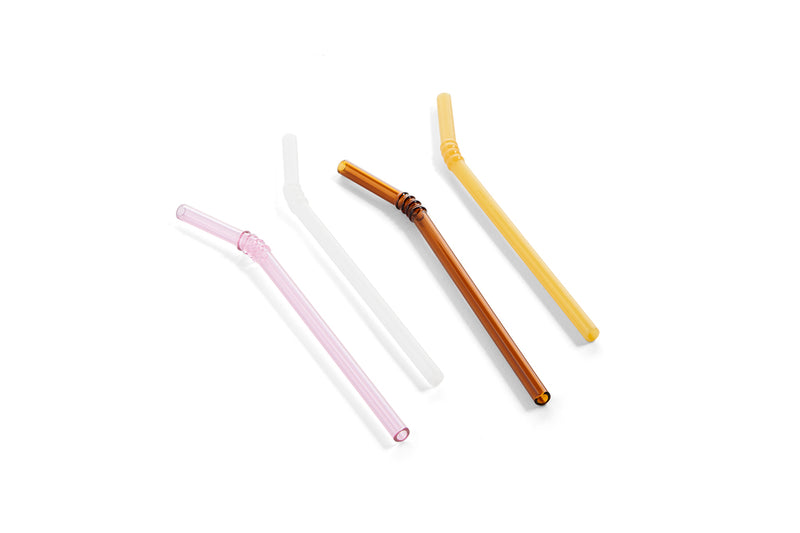 Sip Straws, Borosilicate Straws by HAY