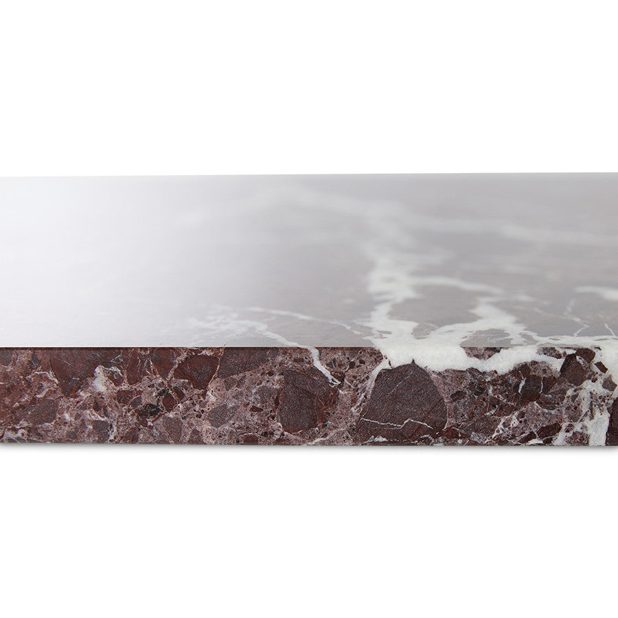 Marble Kitchen Board Burgundy Polished