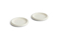 Barro Plates, Sets of 2, Lunch Plate, Dinner Plate, by HAY