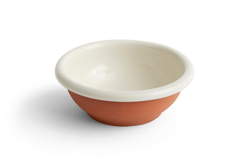 Barro Salad Bowl by HAY, Small Salad Bowl, Large Salad Bowl, Green White Natural