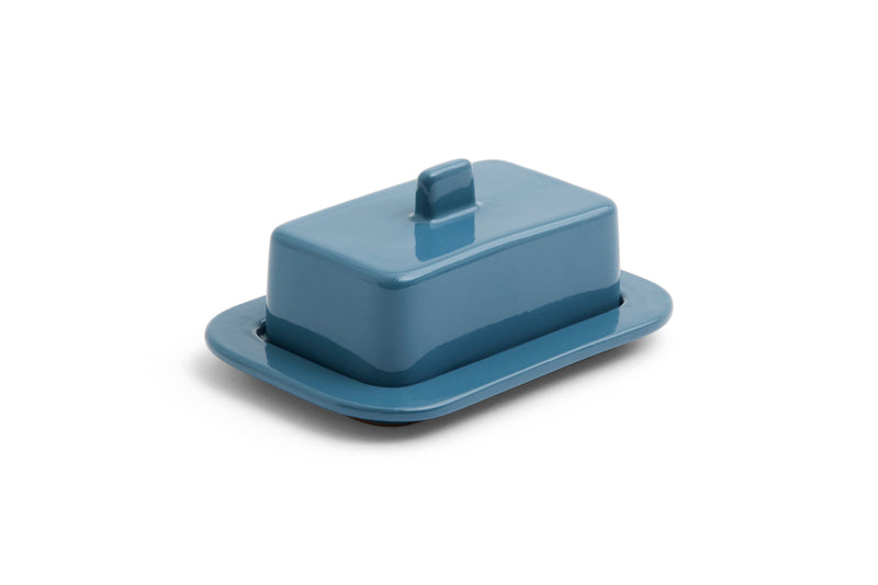 Barro Butter Dish by HAY, Dark Blue, Off-White, Pink