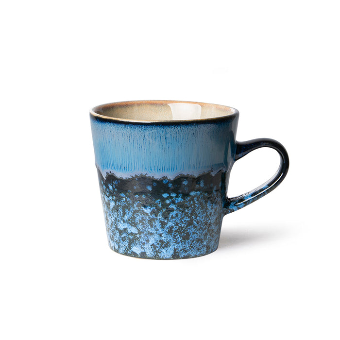 dark blue and black from hklivings 70s collection americano handled mug