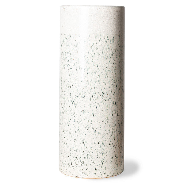 white with green speckles on this hkliving vase