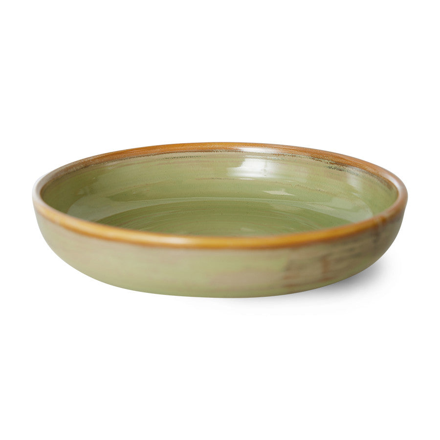 Deep Plate L Moss Green