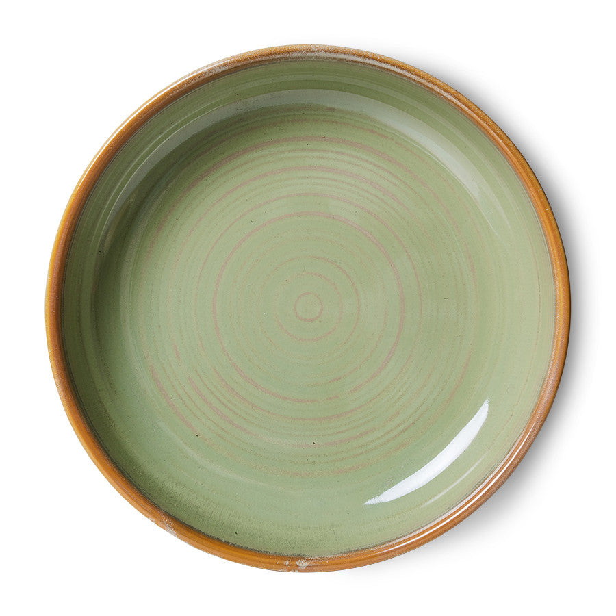 Deep Plate L Moss Green