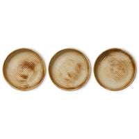 Deep Plate Rustic Cream/Brown L