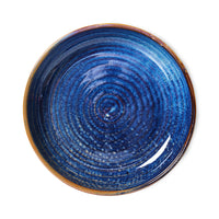 Deep Plate Rustic Blue M