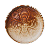 Deep Plate M Rustic Cream/Brown