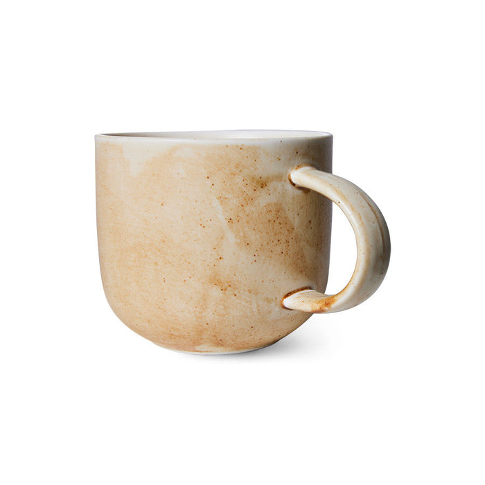 Mug Rustic Cream/Brown