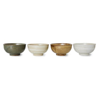 Kyoto Ceramics Japanese Noodle Bowls Set 4