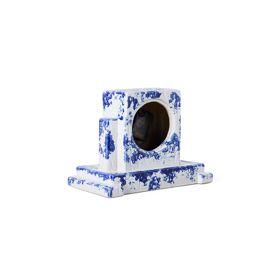 Blue Mantle Clock by HKLIVING, detail view
