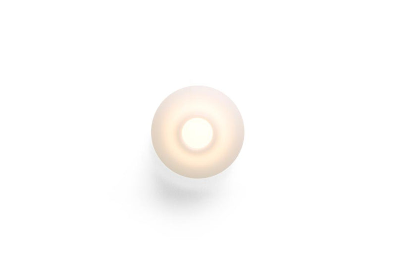 Ono Flush Mount Lamp by HAY in 2 sizes White Opal Acrylic