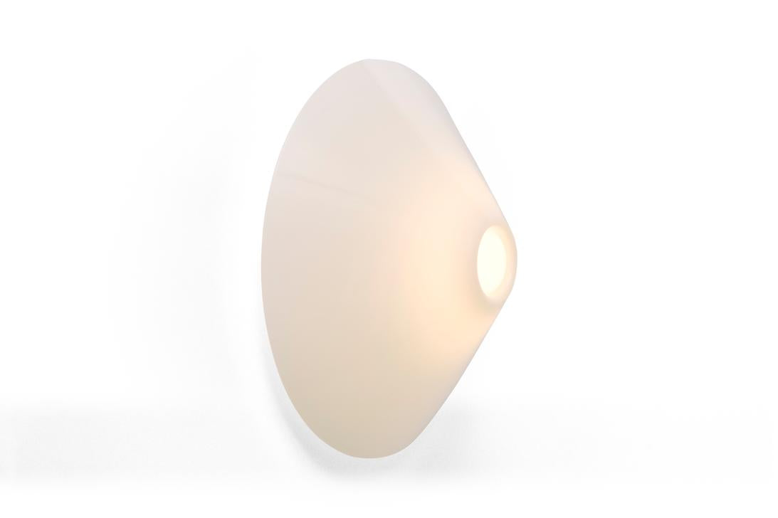 Ono Flush Mount Lamp by HAY in 2 sizes White Opal Acrylic