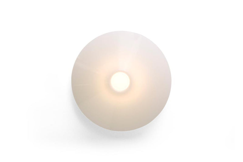 Ono Flush Mount Lamp by HAY in 2 sizes White Opal Acrylic