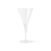 classic v shaped with a straight side glass with a slight crinkling effect at the top of the stem from the Dutch deisgn house of hkliving