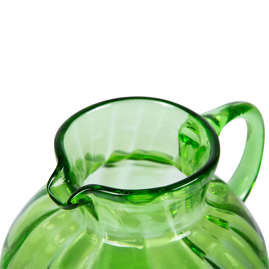 The Emeralds: Glass Jug, Green