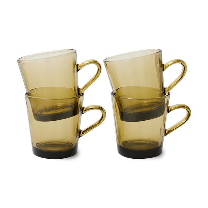 Coffee Cups Mud Brown (set of 4)