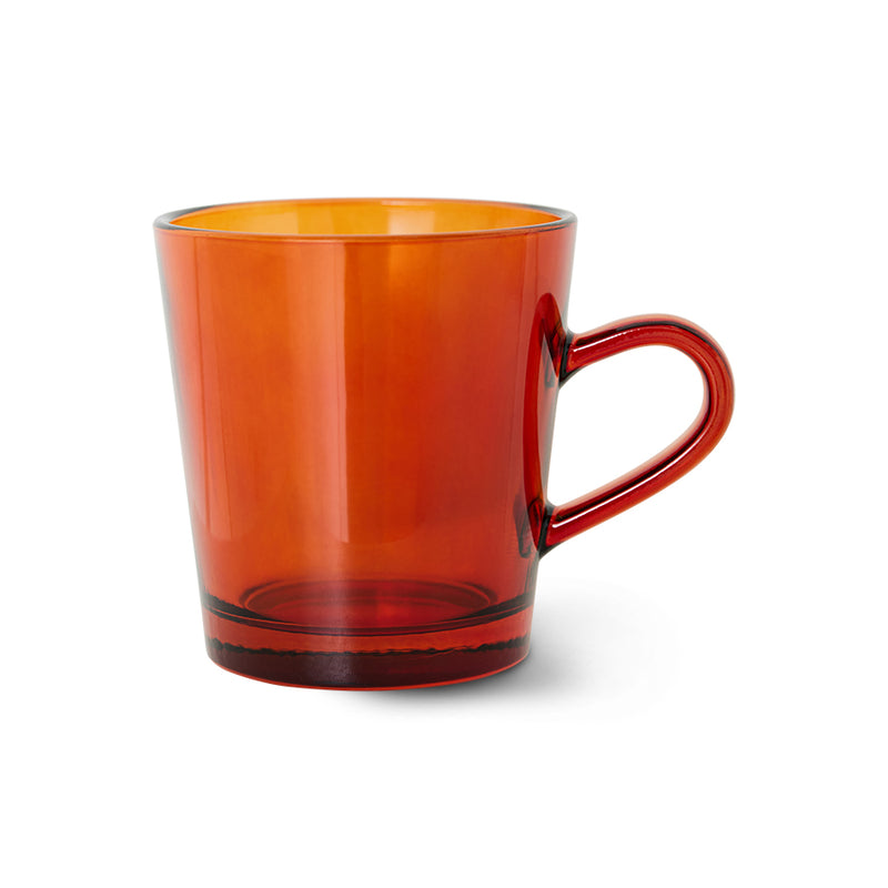 Coffee Cups Amber Brown (set of 4)