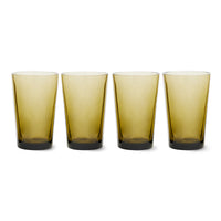 Tea Glasses Mud Brown (set of 4)