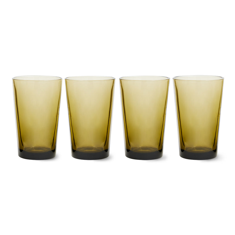 Tea Glasses Mud Brown (set of 4)