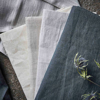 100% Linen Tea Towel Natural Set of 2