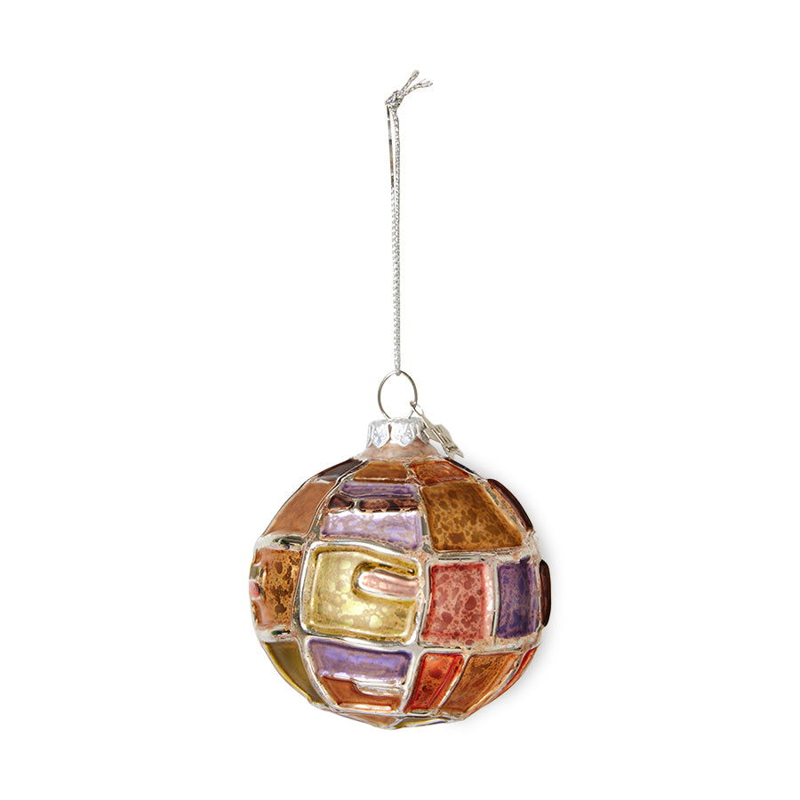 Glass Christmas Ornaments: Brutalist Baubles by hkliving