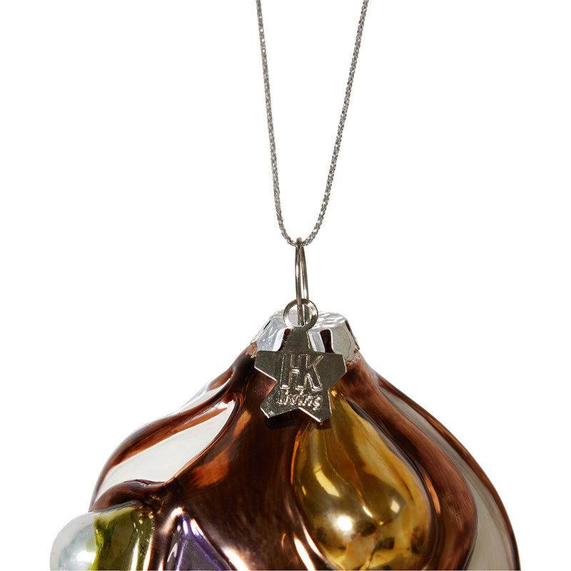 Glass Christmas Ornament, Anatomic Round by hkliving