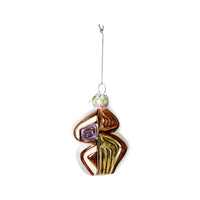 Glass Christmas Ornament, Anatomic Oval by hkliving