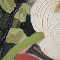 Framed Artwork, Fresh Picked by HKLIVING, brushwork detail close-up