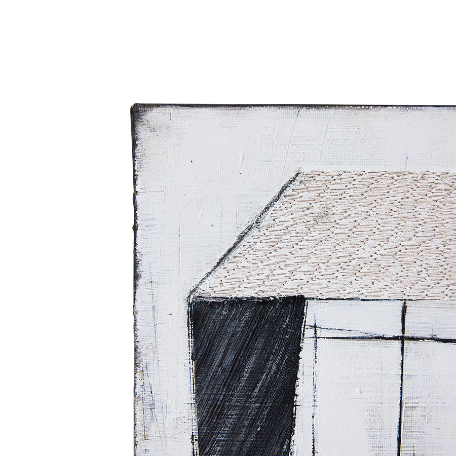 Pocket Exhibit, Some Perspective by HKLIVING, corner detail showing canvas edge