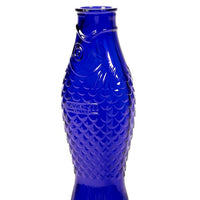 Bottle Cobalt Blue Fish & Fish