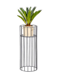 PLANT STAND M BLACK VASARO