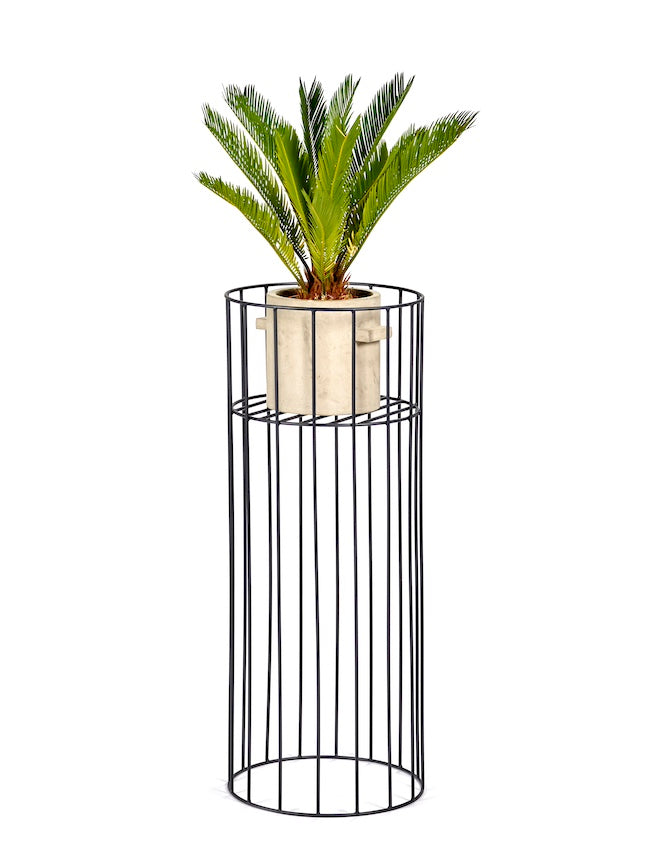 PLANT STAND M BLACK VASARO