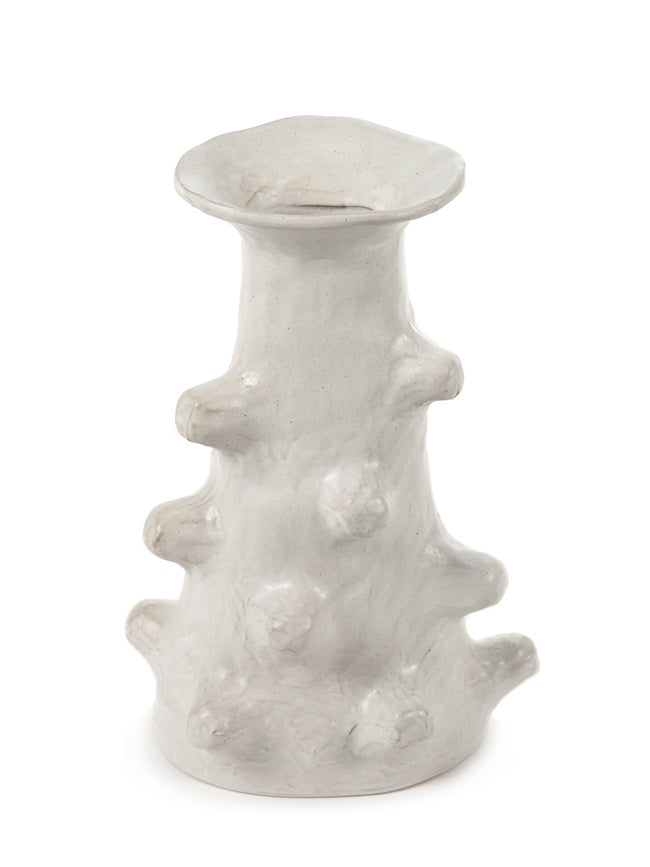 VASE L WHITE BILLY 03