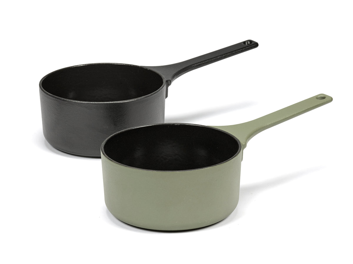 Serax Cast Iron Sauce Pan - Camogreen, Designed by Sergio Herman