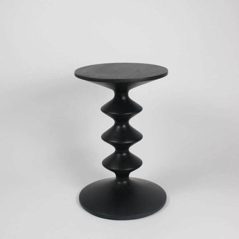 Jeff Black Wood Side Table