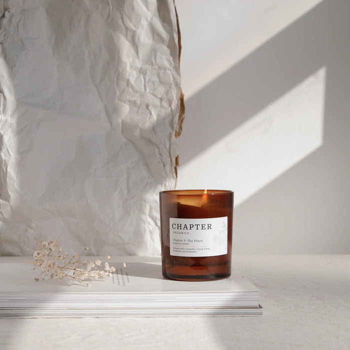 The Peace Luxury Natural Aromatherapy Candle, Chapter Organics