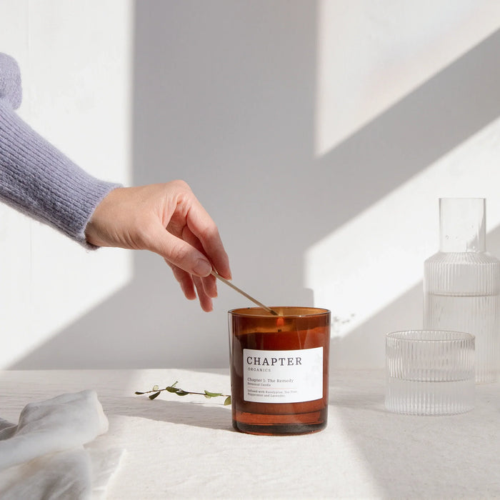 The Clarity (Remedy) Luxury Natural Aromatherapy Candle, Chapter Organics