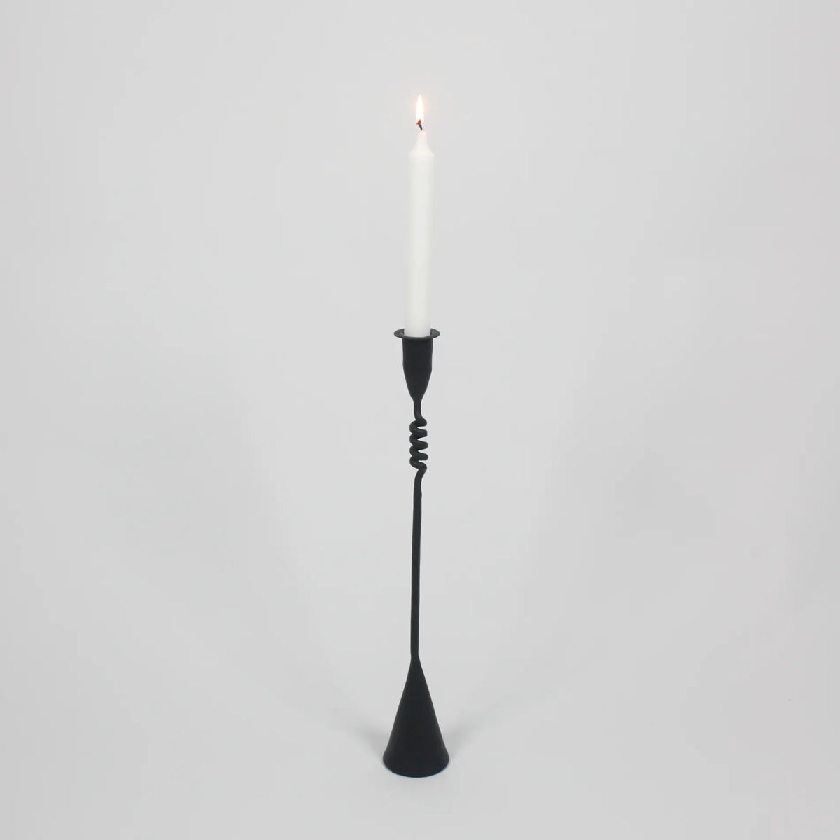 Black Iron Candlesticks