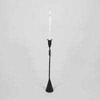 Black Iron Candlesticks