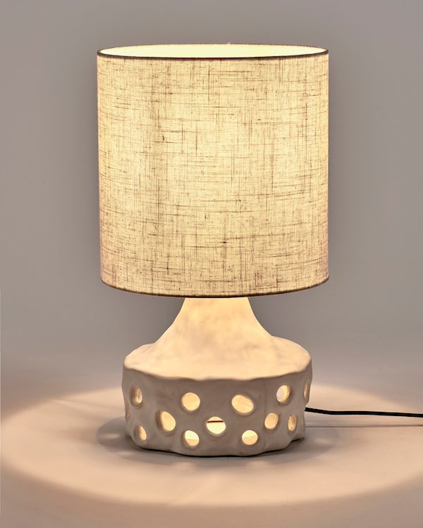 Table Lamp Beige with Beige Lamp Shade Oya by Serax