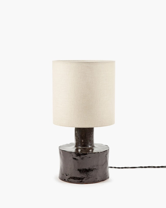 Table Lamp Black Beige Catherine by Serax