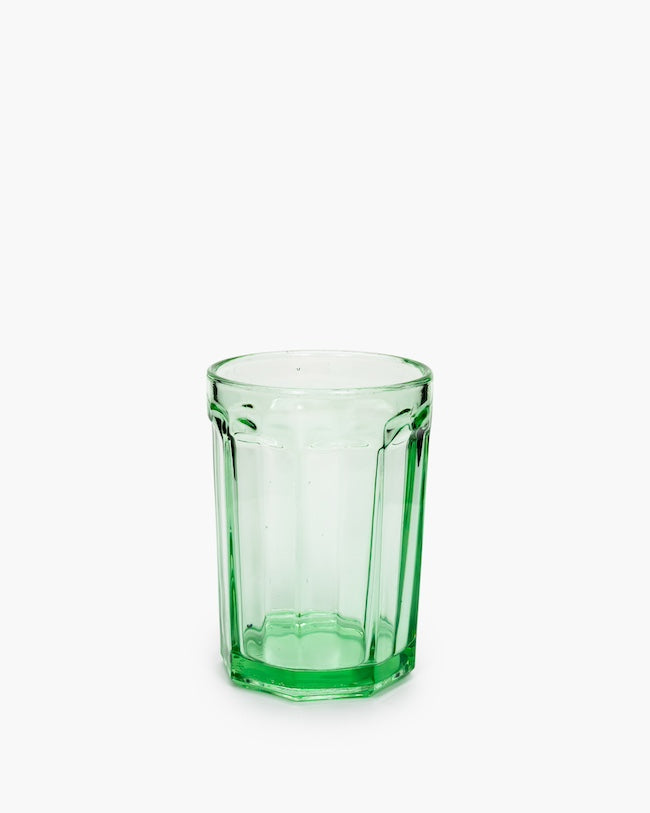 Glass 40cl Green Fish & Fish