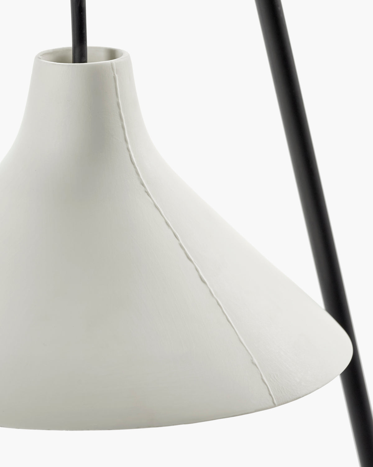 Table Lamp Black-White Seam by Serax - Contrast in Steel and Porcelain