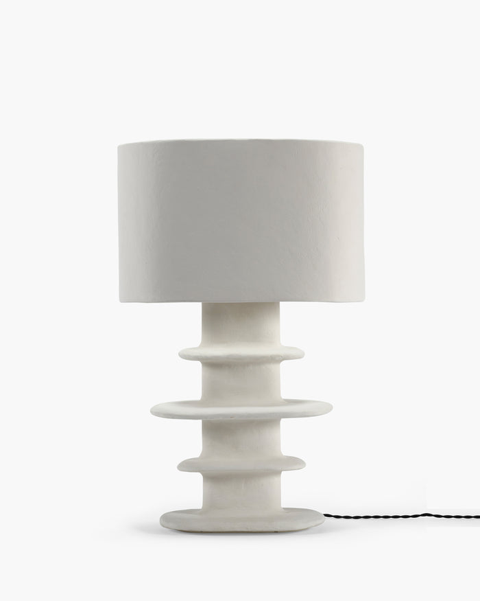 Table Lamp 03 White Earth by Serax - Handcrafted Papier-Maché