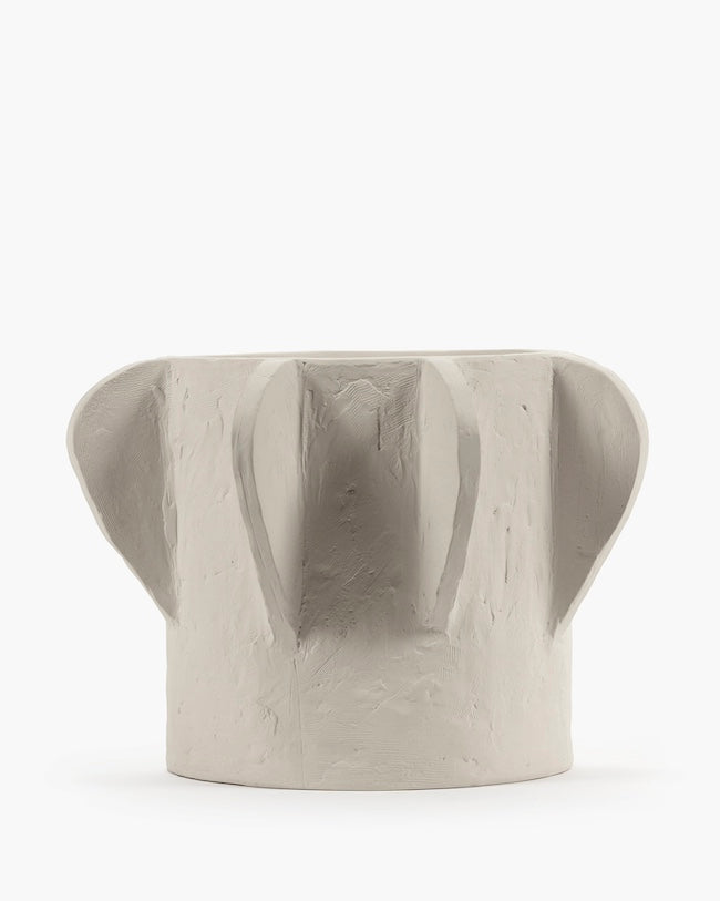 Flower Pot 02 M beige Molly