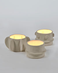 Molly Tealight Holder by Serax - Beige (Set of 3 Distinct Designs)