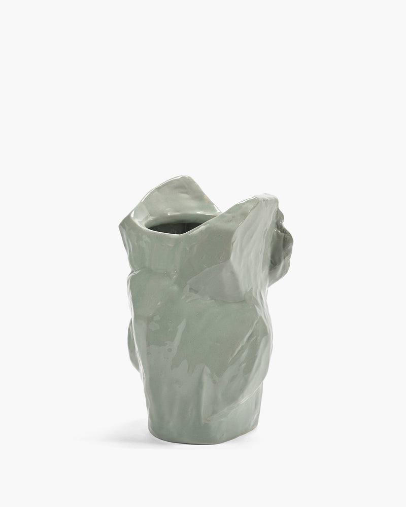 rear view of Marni x Serax artistic vase with whimsical owl design